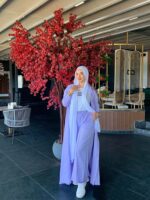 Women's long linen suit in various colors - Image 25