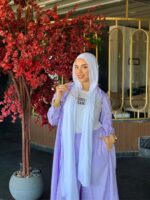 Women's long linen suit in various colors - Image 23