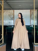 Women's long linen suit in various colors - Image 19