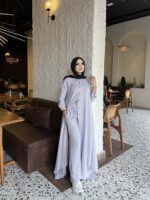 Women's long linen suit in various colors - Image 13