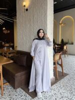 Women's long linen suit in various colors - Image 12