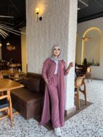 Women's long linen suit in various colors - Image 11