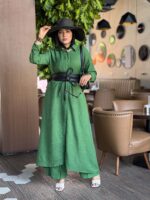 Women's long linen suit in various colors - Image 5