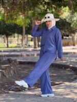 Women's short linen suit in various colors - Image 11