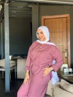 Women's short linen suit in various colors - Image 9