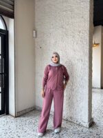 Women's short linen suit in various colors - Image 13