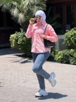 Girls' short poplin chemise - Image 6