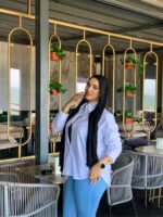 Girls' short poplin chemise - Image 2