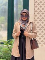 Girls' long linen shirt chemise - Image 17