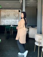 Girls' long linen shirt chemise - Image 14