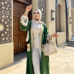 ⁦قفطان فخم بتصميم راقٍ وتفاصيل أنيقة⁩ - الصورة ⁦6⁩