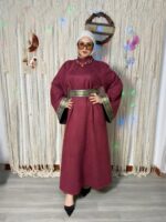 ⁦عباية سويد شمواه بحزام – قطعة واحدة⁩ - الصورة ⁦2⁩