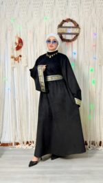 ⁦عباية سويد شمواه بحزام – قطعة واحدة⁩ - الصورة ⁦3⁩