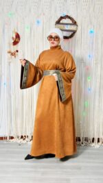⁦عباية سويد شمواه بحزام – قطعة واحدة⁩ - الصورة ⁦4⁩
